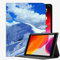 YENDOSTEEN Hülle für iPad 10.2 (9. Generation/8. Generation/7. Generation) mit stifthalter Auto Schlaf/Wach,Slope Descent Mountain Automatischem Schlaf/Aufwach
