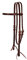 Tack Shack of Ocala Circle Y Classic Smooth Latigo Stirnriemen Halfter Western Halfter Zaumzeug Halfter Leder Westernhalfter Halfter Halfter für Pferde