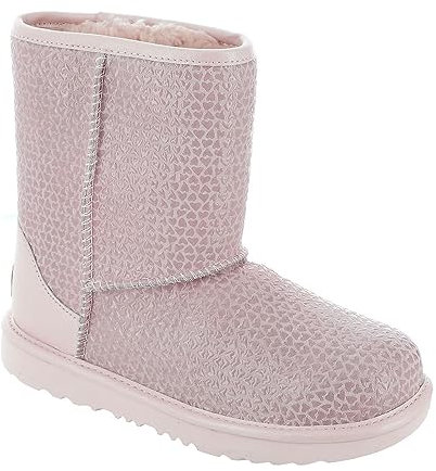 UGG Classic Ii Gel Hearts, Stivale classico Unisex - Bambini e ragazzi, Rosa, 36 EU