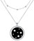 J.MUEN Stern Kette für Damen 925 Sterling Silber Doppel Layered Halskette mit Schmuck Geschenk Geschenkbox