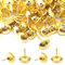 500 Chiodi da Tappezzeria, BetterJonny Puntine per Tappezzeria in Oro Chiodi Tappezzeria Puntine Decorativo Bullette Borchie Decorative per Mobili Divani Poltrone Letti Sedie Vintage, 17 x 11mm
