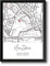 Poster Stadtplan | Personalisiertes Koordinaten Bild Zuhause | Kunstdruck in Schwarz-Weiß | Geschenk Einzug Hausbau Hochzeit Umzug