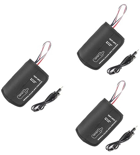 Toyvian 3pcs Portable Bottle Warmer for Car USB Charger Travel Milk Bottle Covers Safety Sterilizer for Feeding the Go