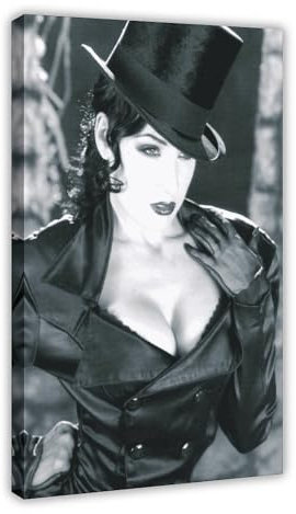 Schauspieler Dita Von Teese Leinwand Poster Wandkunst Dekor Druck Bild Gemälde für Wohnzimmer Schlafzimmer Dekoration Rahmenstil 60 x 90 cm