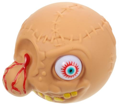 Toyvian Quetschspielzeug Halloween Dehnbares Spielzeug Hand-sensorball Halloween Sinnesspielzeug Halloween-Party-handspielzeug Halloween-Dekorationen Modell Karikatur TPR Weichkleber