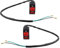 Chelhead 2 Pièce Moto Guidon Interrupteur On Off Bouton conversion pour moto ou vélo Convient aux guidons de 22mm 2 fils