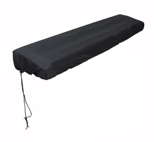 Niejgay Abdeckungen für Klaviertastaturen mit 61 Tasten, Klaviertastaturen, Dehnbar, Staubdicht, Faltbar, Wasserdicht, mit Kordelzug, Einfach zu Verwenden, 100 X 42 X 15 cm