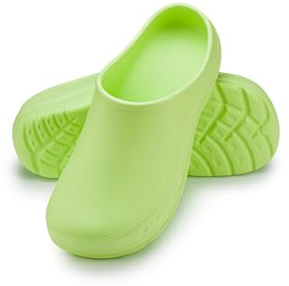 ESTRO Zuecos Sanitarios Mujer Cerrados - Cross Hombre Zuecos Mujer Sanitarios Zapatos de Cocina Hombre CC01 (38, Pistacho)