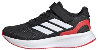 adidas Unisex Kinder Runfalcon 5 Kids Shoes, Core Black/Cloud White/Lucid Red, 30 EU