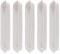 F Fityle 5X soucoupes pour Plantes Plateaux pour Plantes de jardinières rectangulaires Plateaux pour Pots de Fleurs pour Cour, Jardin, intérieur et, Blanc