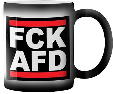 Fck Afd Bausa Fun Lustige Trend Black Magic Tasse Mug