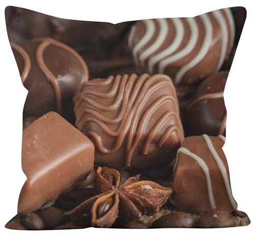 CEVAN Leinen Kissenbezüge Natur Kissenbezug Set Vintage Weihnachten Kissenbezüge Natur Set Kissen Kissenbezüge Sofa Dekor 45x45cm,1Pcs