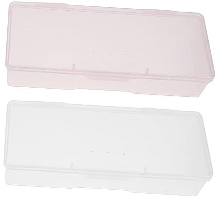8 Pcs Manicure Tool Storage Case, Compact Abs Organizer Box for Nail Brushes, Pens, and Accessories, Ideal for Home and Professional Use