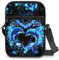 KUIFORTI Umhängetasche für Damen und Mädchen, niedliche Schultertasche, Handtasche, Reißverschluss, kleine Kuriertasche, Neon Dolphin, Einheitsgröße