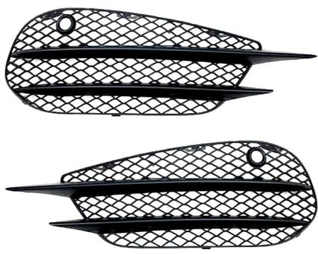 DZST Griglia Fendinebbia per Mercedes per Benz Classe C W205 Sport 2015-2018 Paraurti Anteriore Laterale Air Vent Copertura Trim Auto Inferiore Spoiler Telaio Griglia Griglie Radiatori