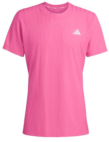 adidas Men's Tennis Climacool+ AIRCHILL FREELIFT T-Shirt, Lucid Pink, M