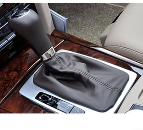 HpLive Pomo automático para palanca de cambios Mercedes Clase C W204 C204 con manguito 2007-2013 para Moka, 1 pomo de palanca de cambios, 1 tapón antipolvo
