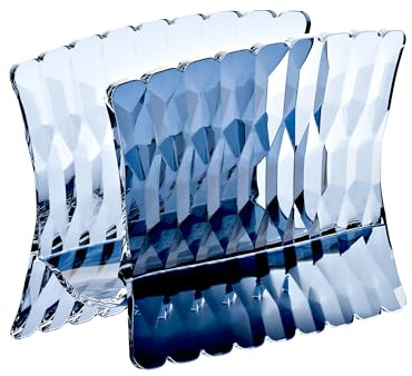 Guzzini - Vanity, portatovaglioli, Blu denim, in Bio-based SAN e Bio-based SMMA - ACQUA