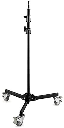 PROAIM Pied d'éclairage pliable robuste de 2,6 m. Montage d'épingle bébé de 5/8 po pour lumière et matériel de photographie. Charge utile jusqu'à 13,06 kg. Pour photographes, studios, événements en