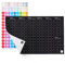dot on Wochenplaner - mit Klebepunkten - drei Farbvariationen - 45,5x29 cm - Stundenplan Terminkalender Tagesplaner Bunte Klebepunkte Beschriften Zum Selber Gestalten DIY (rainbow)