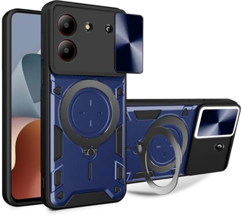 betterfon Handyhülle für ZTE Blade A34 / A54 | Stoßfest & Kratzfest | Mit Kameraschutz, Anti-Fingerabdruck & robustem Panzerschutz-Design | Blau
