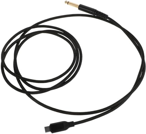 VANZACK Usb to Electric Guitar Audio Cable Built Chip Connection for Recording Type-c to Cable for Musical Instruments
