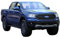 1 24 Für Ford Ranger 2019 Legierung Pickup Auto Modell Diecast Metall Geländewagen Modell Sammlung Geschenke Druckgussmodelle Motorfahrzeuge(Blau)