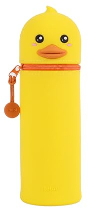I-TOTAL® - Federmäppchen aus weichem Silikon für die Schule, ausziehbar mit konturierter Form