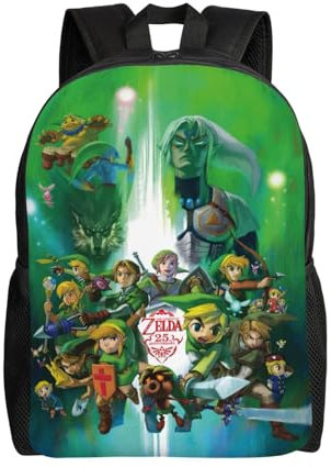 YINGC Kid The Legend Of Zelda XTYD1510 - Zaino scolastico per ragazzi, ragazzi e ragazze, Nero , Taglia unica