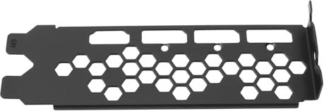 SG Store 1 Stück I/O IO Shield Backplate GPU-Halterung Grafikkarten-Außenhalterung Kompatibel mit EVGA RTX 3060ti 3070 3080 3090 FTW3 XC3 Schwarzes Zink