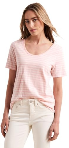 Damen T-Shirts mit Rounded V-Neck im 2er-Pack