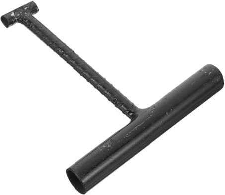 TOVINANNA Steel Manhole Cover Lifting Hook Tool for Roll up Door and Drain Grate, Easy to Clean Heavy-Duty Manhole Cover Lifter with Non-Slip Handle for Industrial Use