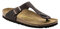Birkenstock Damen Gizeh Oiled Leather Franca SFB Rv O Rose Nb R, Braun Habana, 42 EU