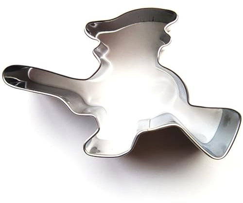 Birkmann Ausstechform Hexe Edelstahl, 7,5 cm