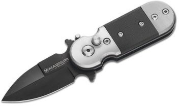 Böker 01SC148 Couteau de poche Magnum Lightning, Noir, 12,5 cm