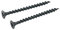Merriway BH02571 (50 Pcs) Phillips Grip Tite Bugle Head Drywall Screw, Black Phosphate 3.5 x 45mm (No. 6 x 1.3/4 inch) - Pack of 50 Pieces