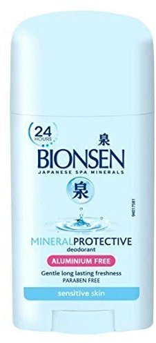 SIX PACKS of Bionsen Mineral Protective Deodorant Aluminium Free Stick 40ml