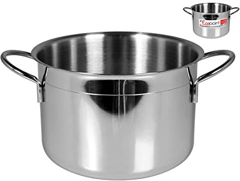 Home Ecopoint Pot INOX Cm 26 Préparation Cuisine