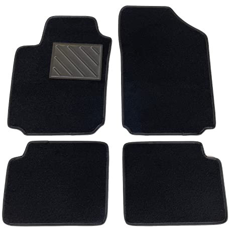 Fußmatten für FIAT Stilo 2002-2008, passgenau, rutschfest, Absatzschoner aus verstärktem Gummi