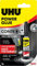 UHU Power glue liquide control+ - colle instantanée, ultra rapide et forte, technologie anti-goutte, sans solvants, transparente, tubes 2x3g