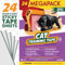 Panther Armor Nastro Deterrente - 24 pezzi - per Graffi dei Gatti - Protezione Divano Graffi Gatto - Proteggi Divano Gatti Graffi - Antigraffio Gatto Divano