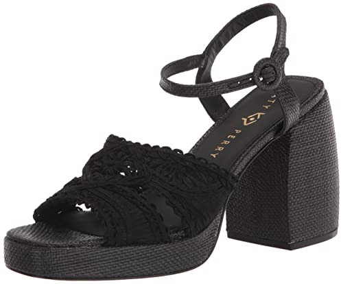 Katy Perry Damen Meadow Woven Plattform, schwarz, 40 EU