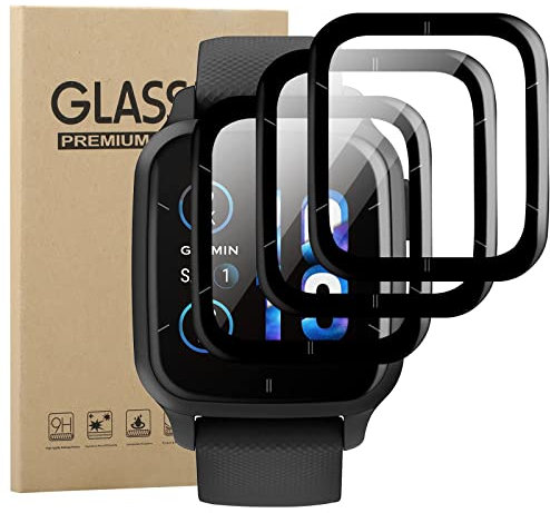 3 Pièces Protection Écran pour Garmin Venu Sq 2, [Anti-Rayures][Couverture Complète][sans Bulles] HD Doux TPU Protection d'écran pour Garmin Venu Sq 2