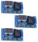 XTVTX 3 X Módulo de relé,6-30V Temporizador de relé Ajustable,Encendido/Apagado Módulo de Relé Disparador Ciclo Retardo Temporizador Interruptor Compatible con fuente de alimentación Micro USB 5.0V