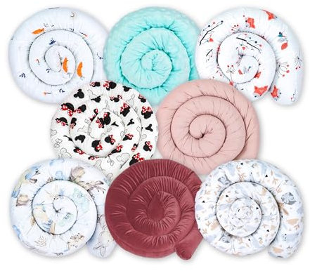 Totsy Baby Seitenschläferkissen Bettschlange Body Pillow 300 cm Kopfkissen lang Bettrolle Schlafkissen Nackenrolle Kissen zufällige Variante