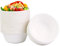 AHPYEUHK Vaisselle Jetable Bol Jetable 60 Pièces Bols Jetables 260ML Écologique Saladier Soupe Dessert Biodégradable & Compostable Blanc en Sugarcane Bagasse Bols Jetable