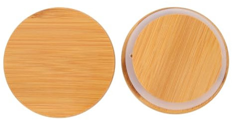 HEMOTON 2st Deckel Der Teekanne Klarer Teekannendeckel Verschluss Für Saftkaraffe Kannenstopfen-Abdeckung Milchkaraffe Deckel Wasserkrug Kannendeckel Aus Edelstahl Silikon Glas Getränke