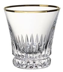 Villeroy & Boch - Grand Royal Gold Wasserglas Set mit Goldrand, Wassergläser à 200 ml, Kristallglas, Klar