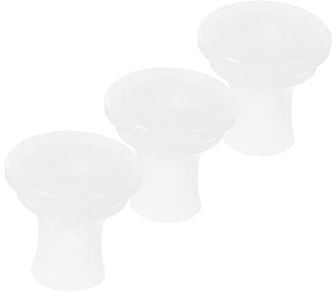 COLLBATH Pressure Cooker Inner Cover Accessory 3pcs Rubber Float Valve Replacement Parts Compatible 4l 5l 6l Electric Pressure Cooker Repair Kit for Cooking Supplies