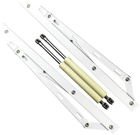 2pcs Pneumatische Bett Hebemechanismus,Hebemechanismus FüR Schwere BettkäSten,MöBel Gasdruckfeder,GasdruckdäMpfer,Klappenbeschlag,Bett HebezubehöR,Hebemechanismus FüR Das Bett,Gasfedern,Gasfeder